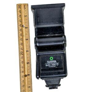 SUNPAK Thyristor auto 244D Camera Flash attachment  57d